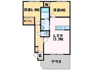 グランマスト久保田の物件間取画像